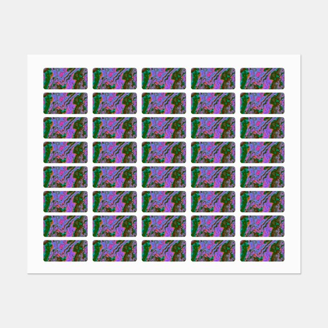 Étiquettes de marbre aigre (Feuille)