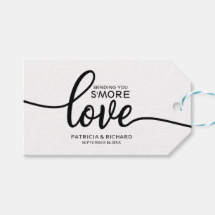 Étiquettes de Mariage Chic Calligraphie S'more Amo