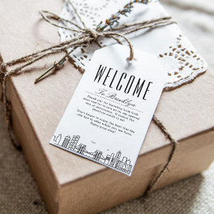 Étiquettes de message de bienvenue Brooklyn Skylin