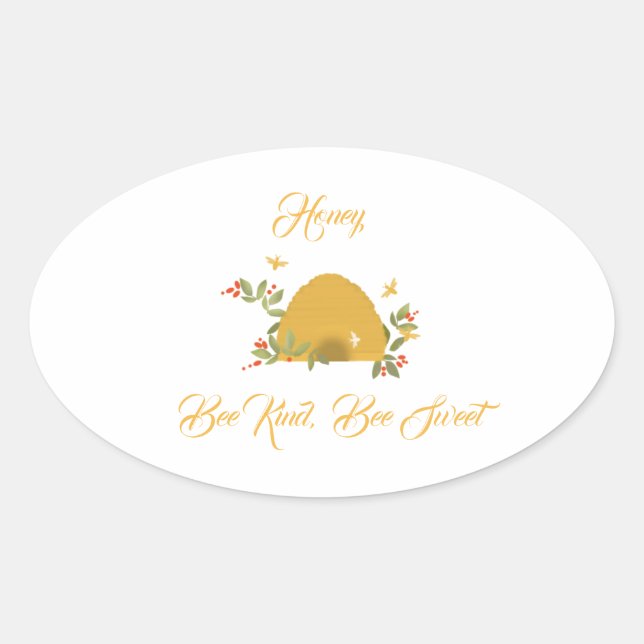 Étiquettes de miel de Beehive (Devant)