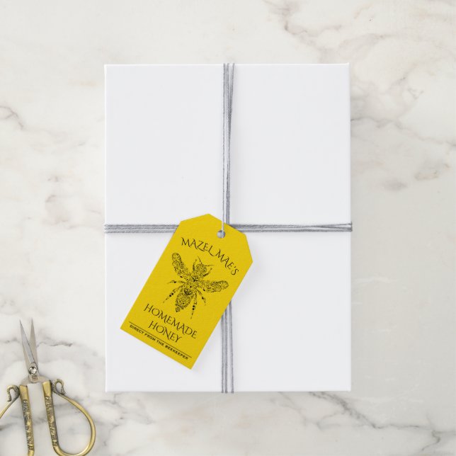 Étiquettes de miel faits maison sur mesure (Avec de la ficelle)