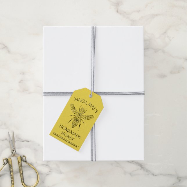 Étiquettes de miel faits maison sur mesure (Avec de la ficelle)
