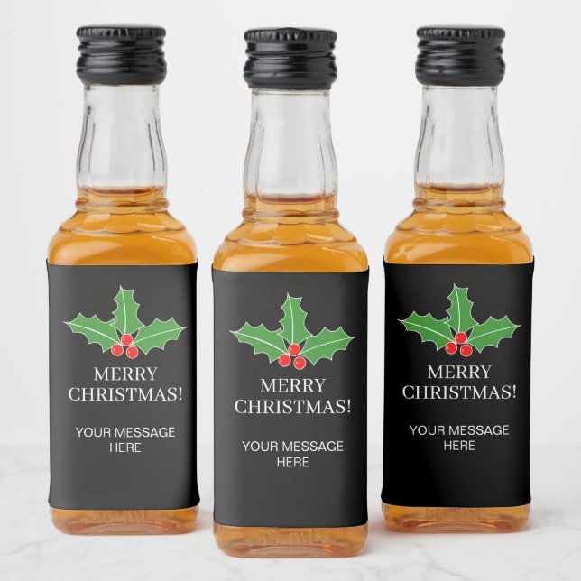 Étiquettes de mini bouteilles de liqueur pour la f (Bouteilles)