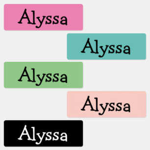 Étiquettes de Nametag personnalisés