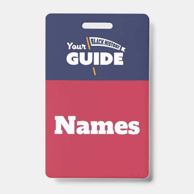 Étiquettes de nom de guide touristique - Badge ora (Avant)