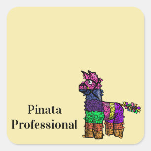 Étiquettes de nom de partie de Pinata