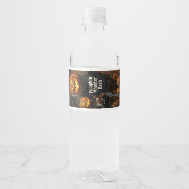 Étiquettes de nourriture et de boisson pour monstr (Devant)