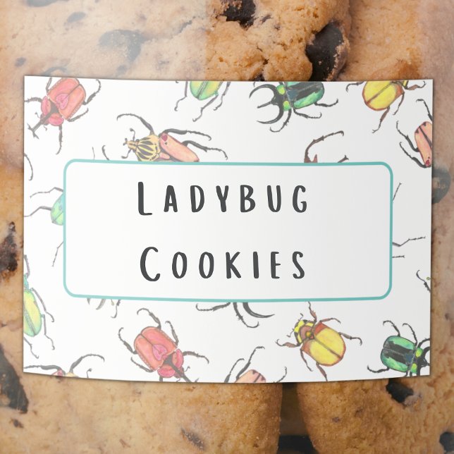 Étiquettes de nourriture pour la fête d'anniversai (Créateur téléchargé)