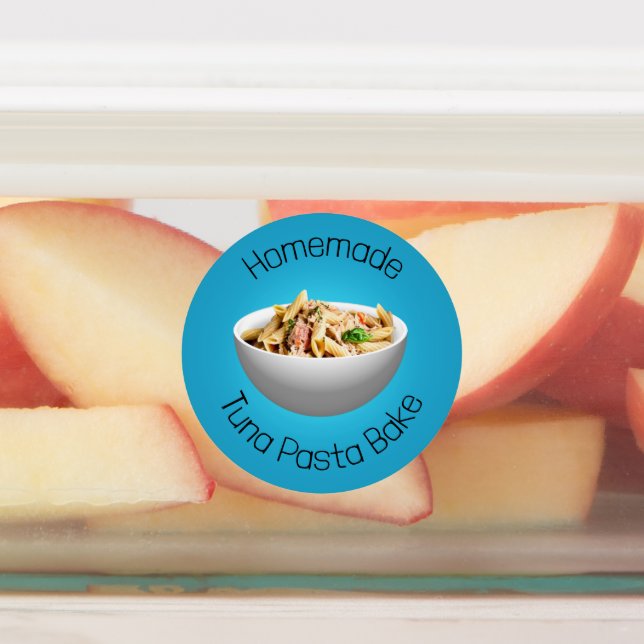 Étiquettes de pâtes au thon (Apposé)