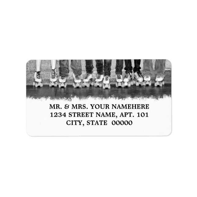 Étiquettes de patinage à rouleaux (Devant)