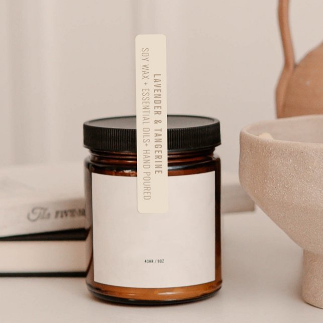 Étiquettes de phoque étanche à bougie neutre (Créateur téléchargé)