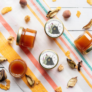 Étiquettes de pot de miel Miel de rucher d'abeil