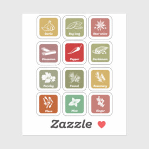 Étiquettes de pots d'herbe et d'épices pour votre 