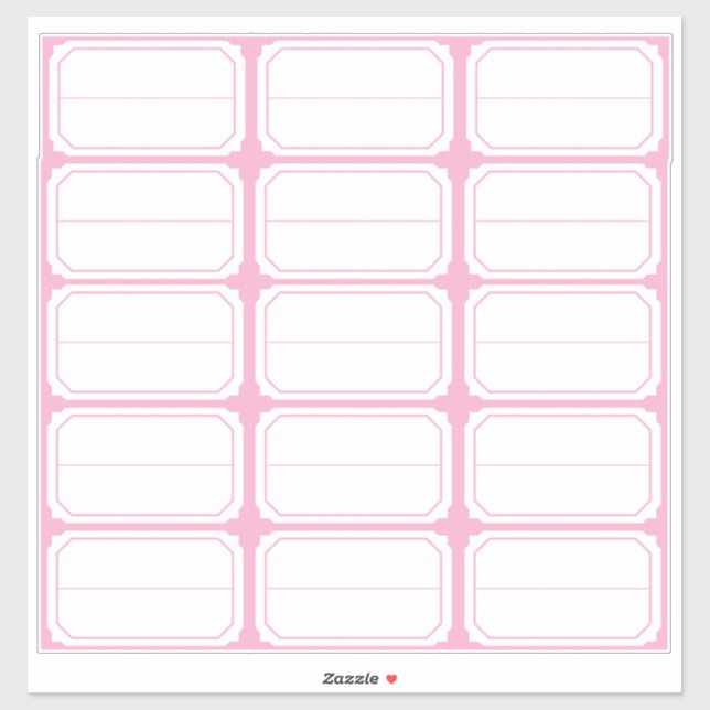 Étiquettes de prix de produit (Feuille)