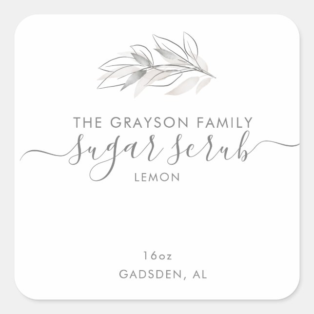 Étiquettes de produits (Devant)