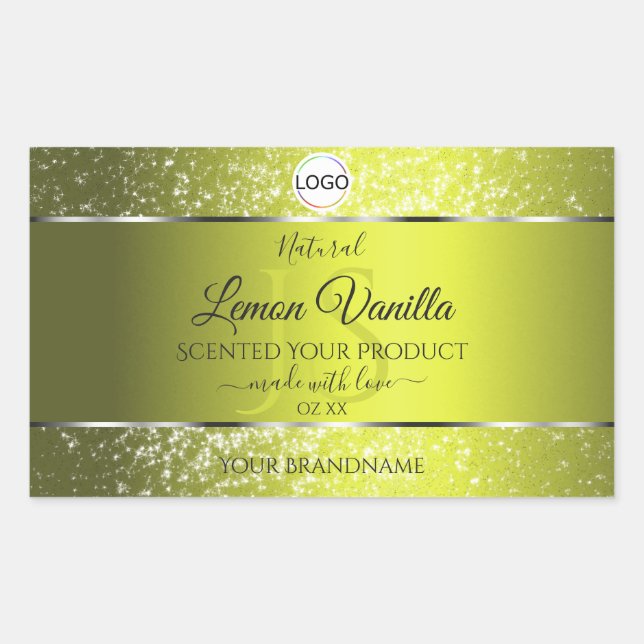 Étiquettes de produits de la Parties scintillant d (Devant)