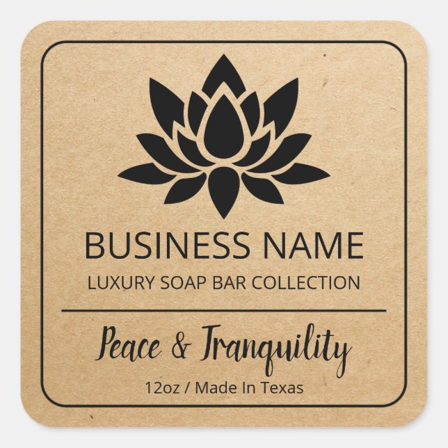 Étiquettes de produits Lotus Flower (Devant)