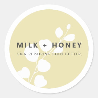 Étiquettes de produits modernes en cuir beige Moch