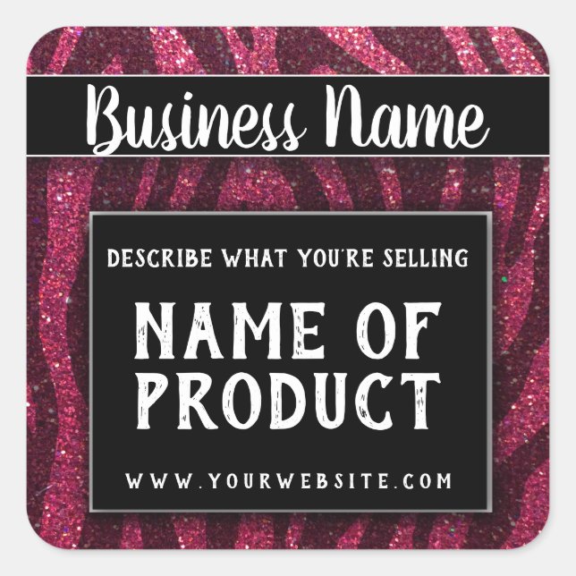 Étiquettes de produits professionnels artisanaux (Devant)