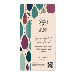 Étiquettes de produits Tea Blend