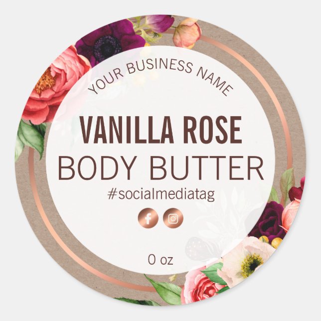 Étiquettes de produits vintages (Devant)