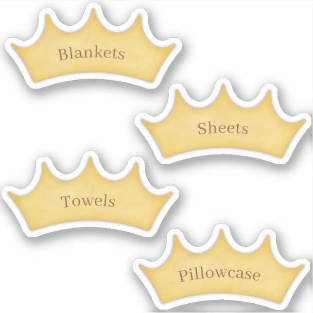 Étiquettes de rangement et de chambre Fairytale cu (Devant)