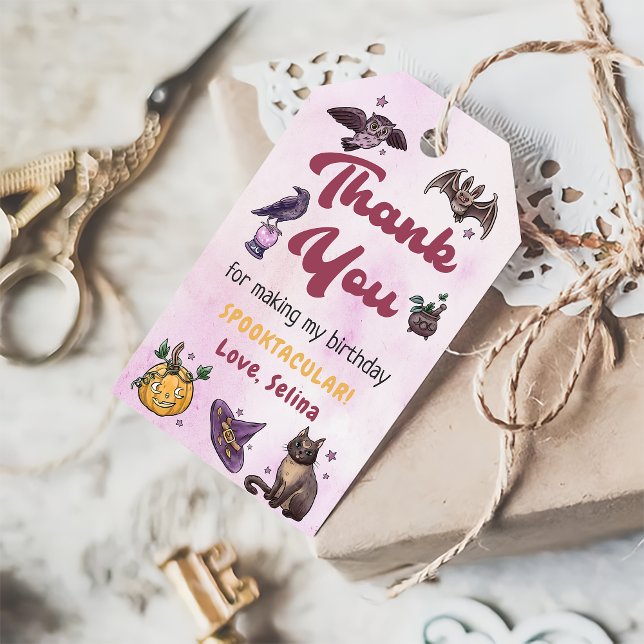 Étiquettes de remerciement pour anniversaire d'Hal (Créateur téléchargé)