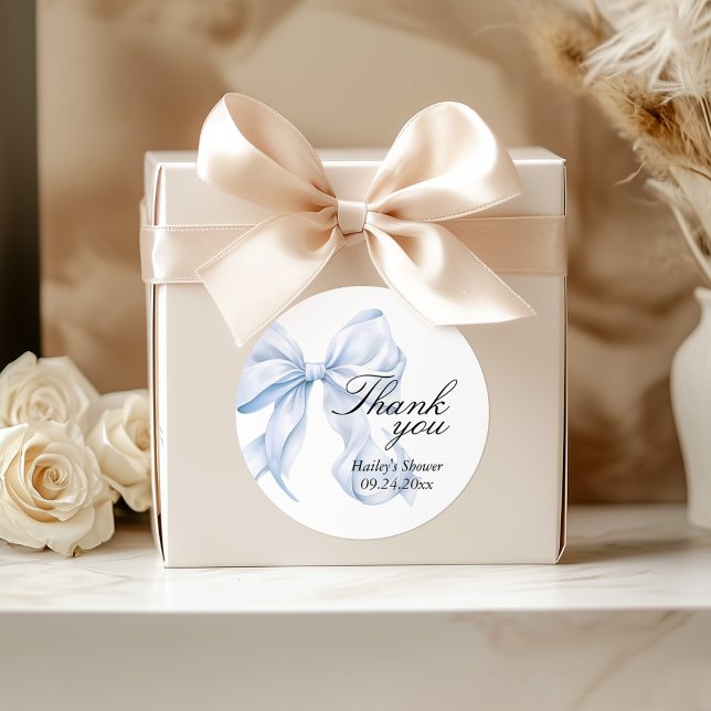 Étiquettes de remerciement pour Baby Shower Arc-en (Créateur téléchargé)