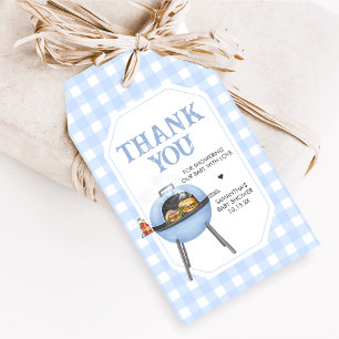 Étiquettes de remerciement pour Baby Shower Blue B