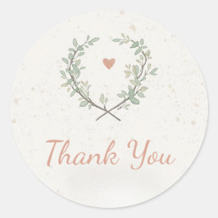 Étiquettes de remerciement pour Baby Shower Botani