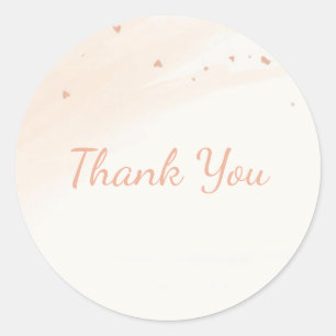 Étiquettes de remerciement pour baby shower Minima