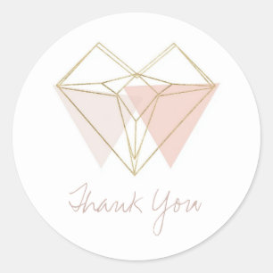 Étiquettes de Remerciement pour Baby Shower Modern