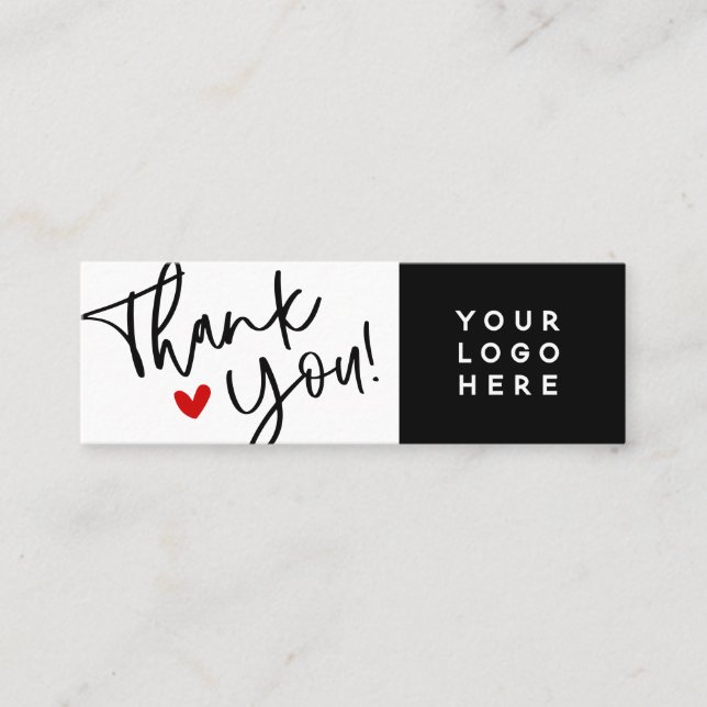 Étiquettes de remerciement pour produits d'artisan (Devant)