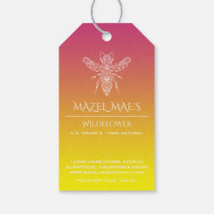 Étiquettes de saveur de miel maison sur mesure