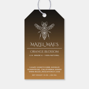 Étiquettes de saveur de miel maison sur mesure