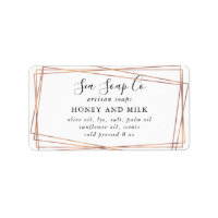 Étiquettes de savon personnalisables