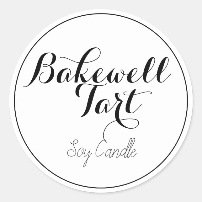 Étiquettes de Soy Candle (Devant)