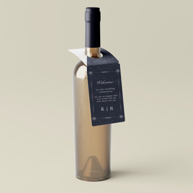 Étiquettes de suspension pour bouteille de mariage (Créateur téléchargé)