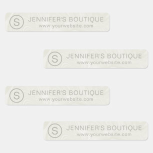 Étiquettes de taille de vêtements en marbre person