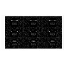 Étiquettes de vaporisateur Black Monster personnal