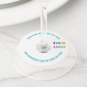 Étiquettes de Verre à Vin Personnalisées avec Text