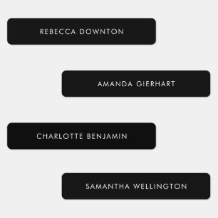 Étiquettes de vêtements à monogramme personnalisé
