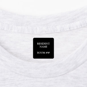 Étiquettes de vêtements adhésives personnalisées p