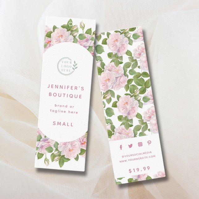 Étiquettes de vêtements Logo Petite entreprise Pri (Créateur téléchargé)