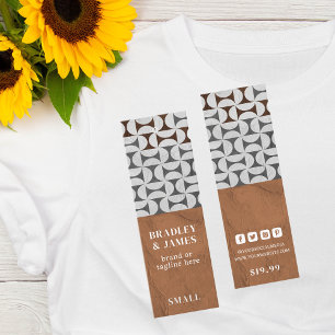 Étiquettes de vêtements Petite entreprise Moderne