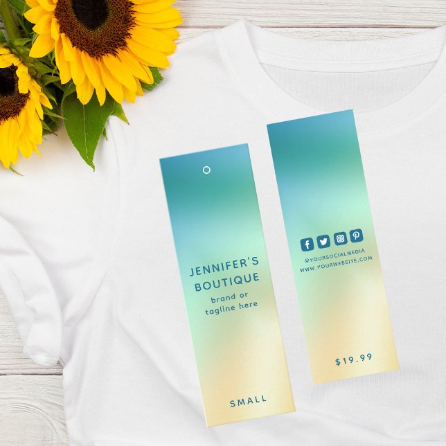 Étiquettes de vêtements Petite entreprise Moderne  (Créateur téléchargé)