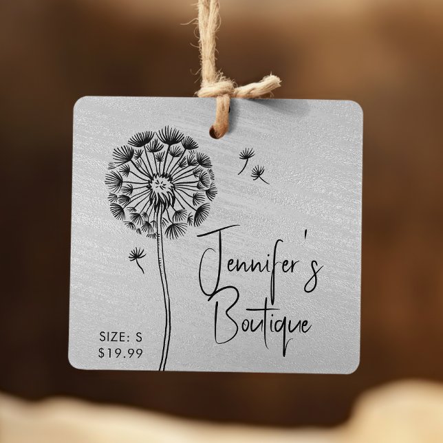 Étiquettes de vêtements Petite entreprise Pétrole  (Créateur téléchargé)