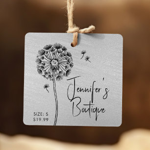 Étiquettes de vêtements Petite entreprise Pétrole 