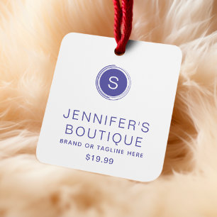 Étiquettes de vêtements Petite entreprise violet b