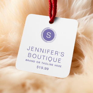 Étiquettes de vêtements Petite entreprise violet b